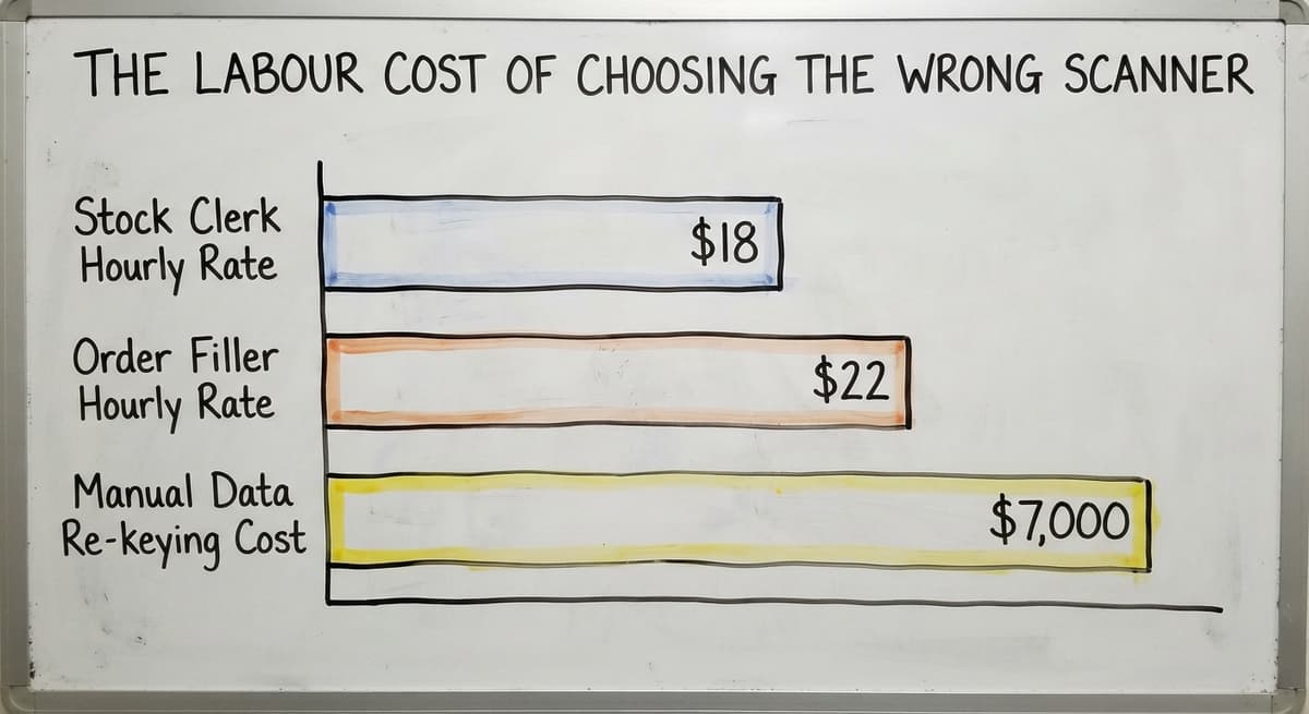 The Labour Cost of Choosing the Wrong Scanner, in figures