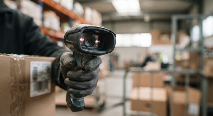 Close detail from the work 2d imager barcode scanner supports