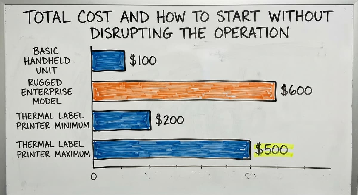 Total Cost and How to Start Without Disrupting the Operation, in figures