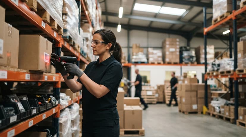 The team who would use 2d imaging barcode scanners, mid-task