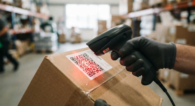 Close detail from the work 2d usb barcode scanner supports