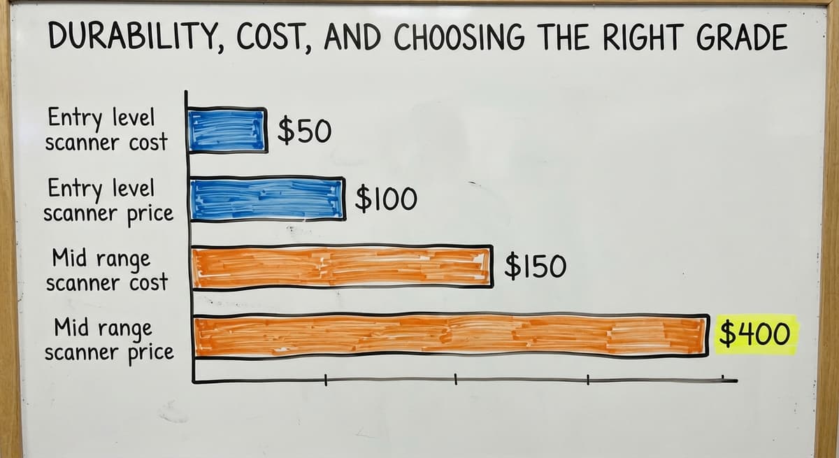 Durability, Cost, and Choosing the Right Grade, in figures