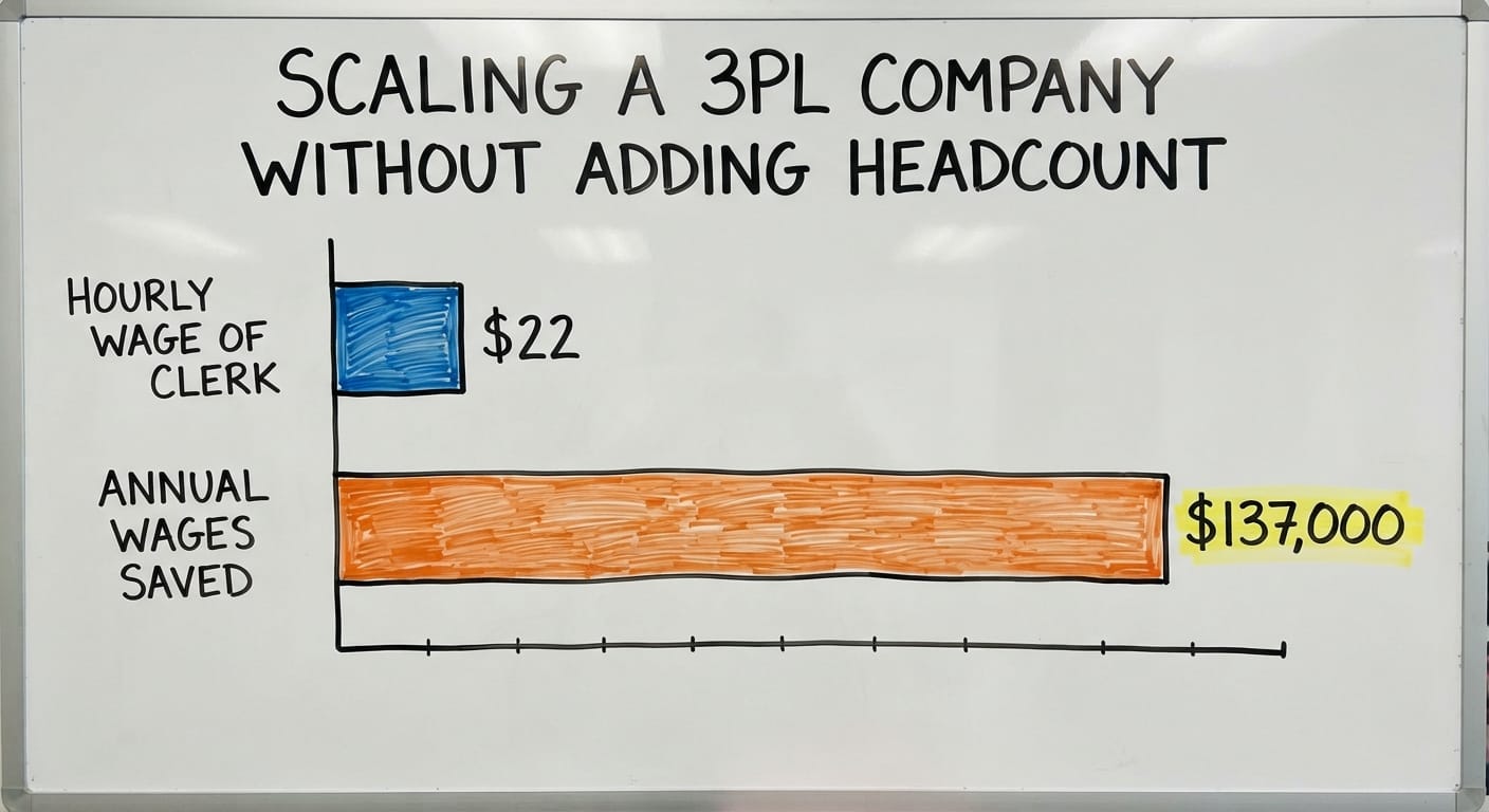 Scaling a 3PL Company Without Adding Headcount, in figures