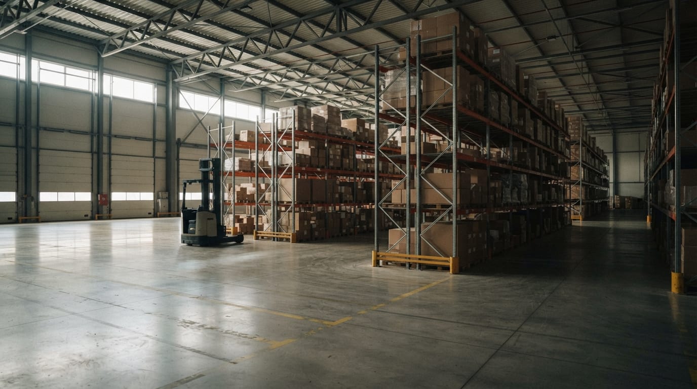 The start of a shift, before 3pl companies records anything