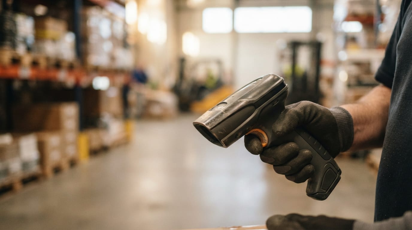 Close detail from the work 3pl warehouse management system supports