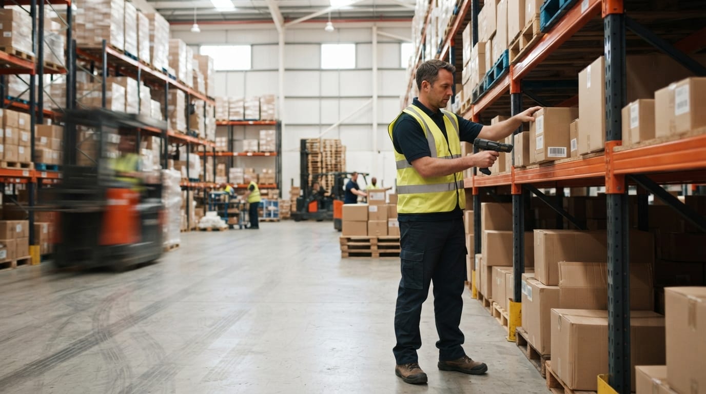 The team who would use 3pl warehouse management system, mid-task