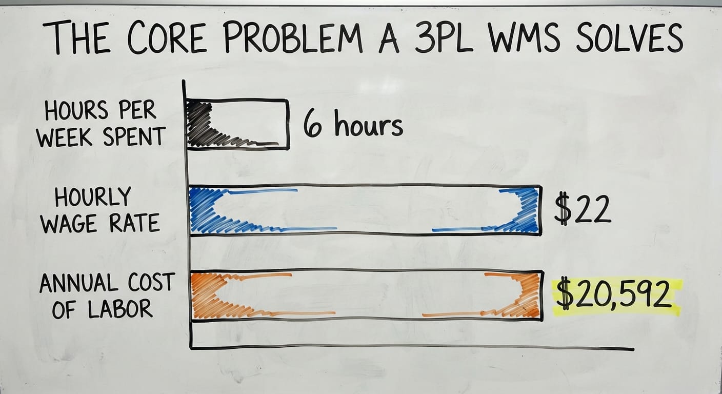 The Core Problem a 3PL WMS Solves, in figures