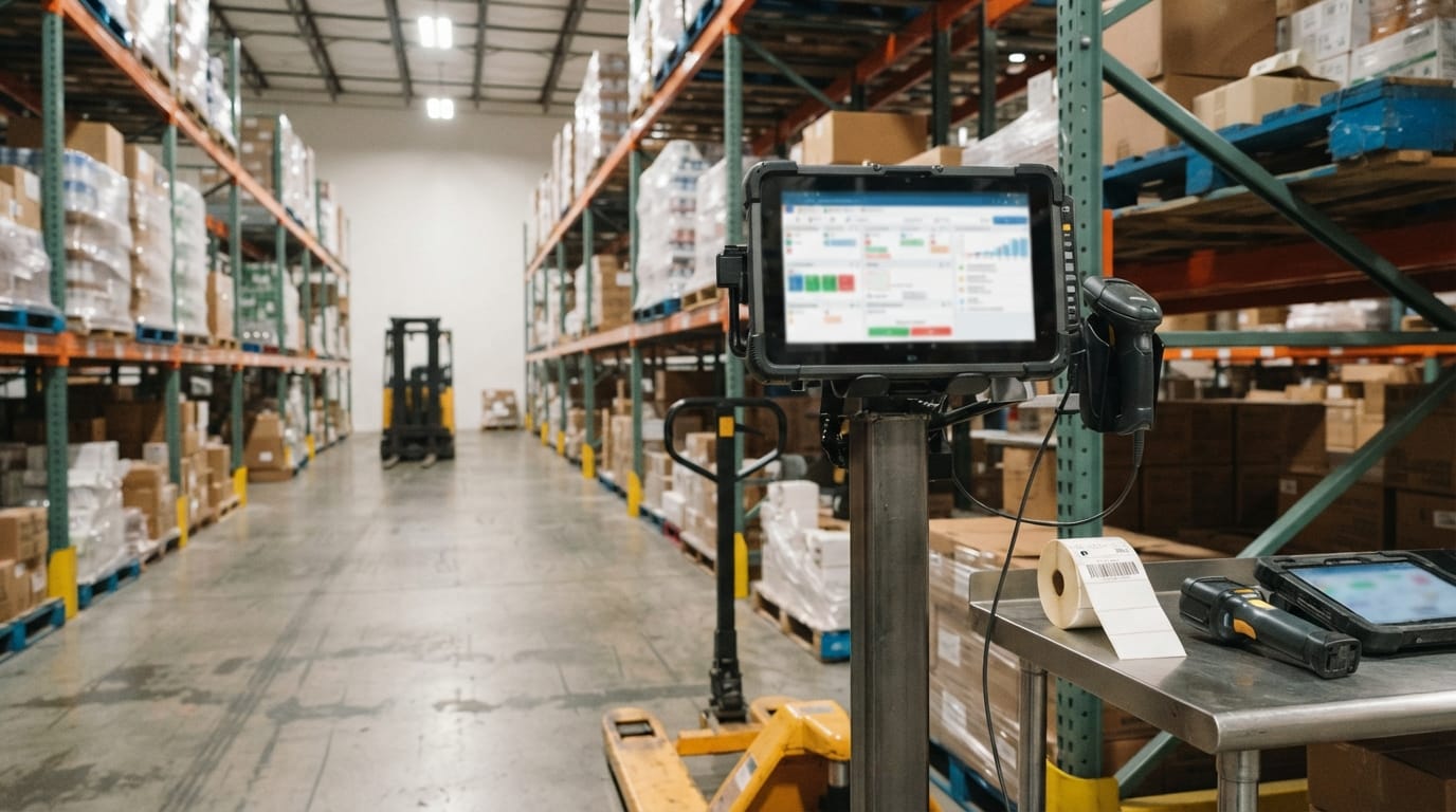 The equipment 3pl warehouse management system keeps track of