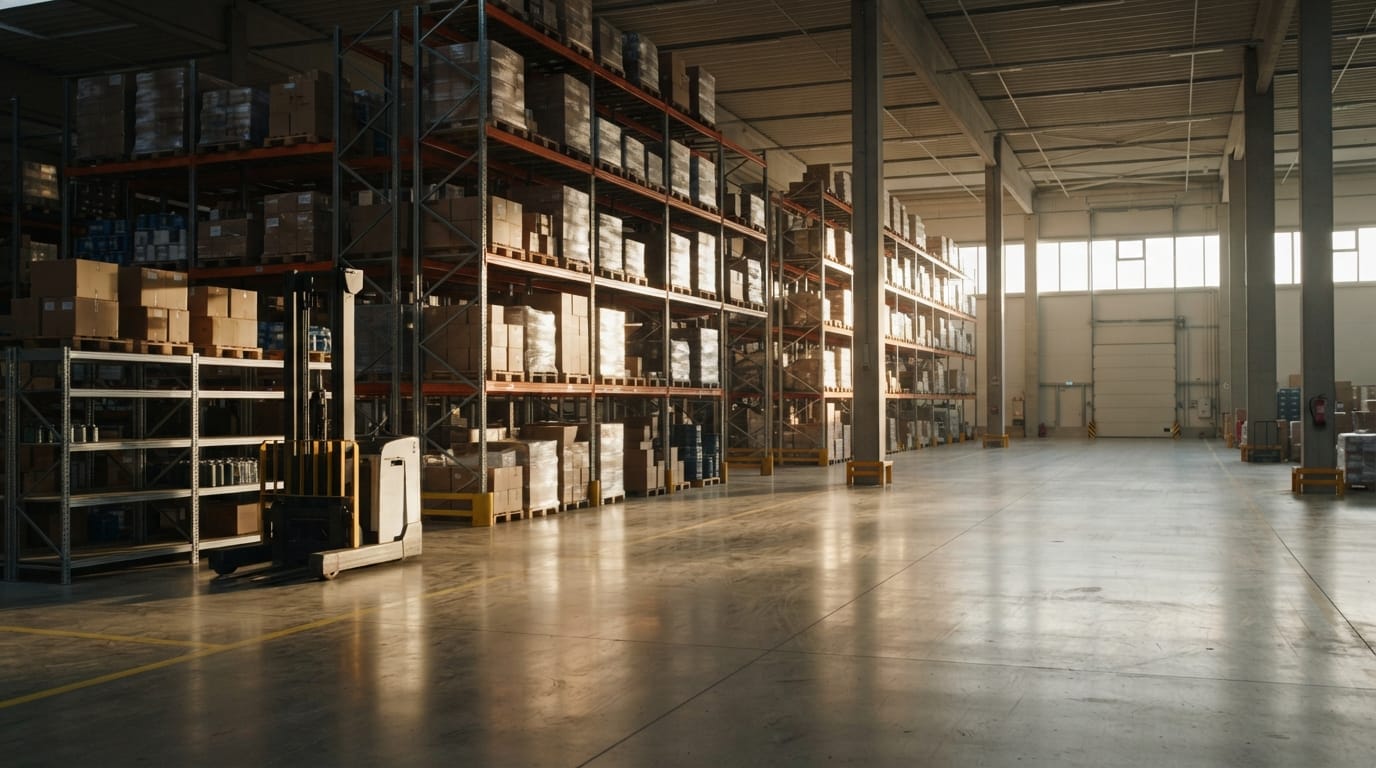 The start of a shift, before 3pl warehouse management system records anything