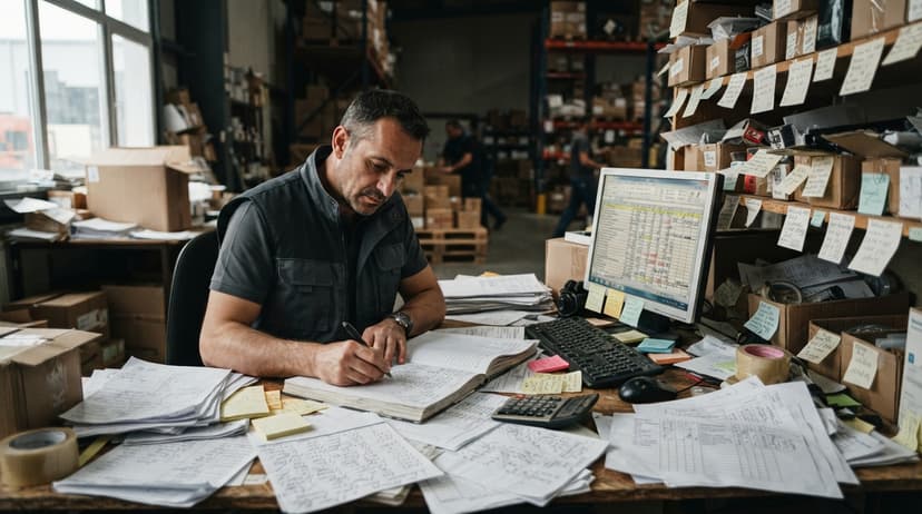 The manual process additional inventory replaces