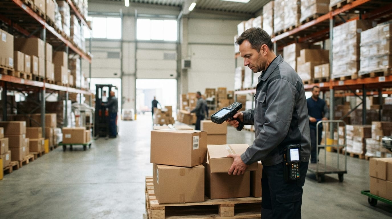 The team who would use alphanumeric barcode, mid-task