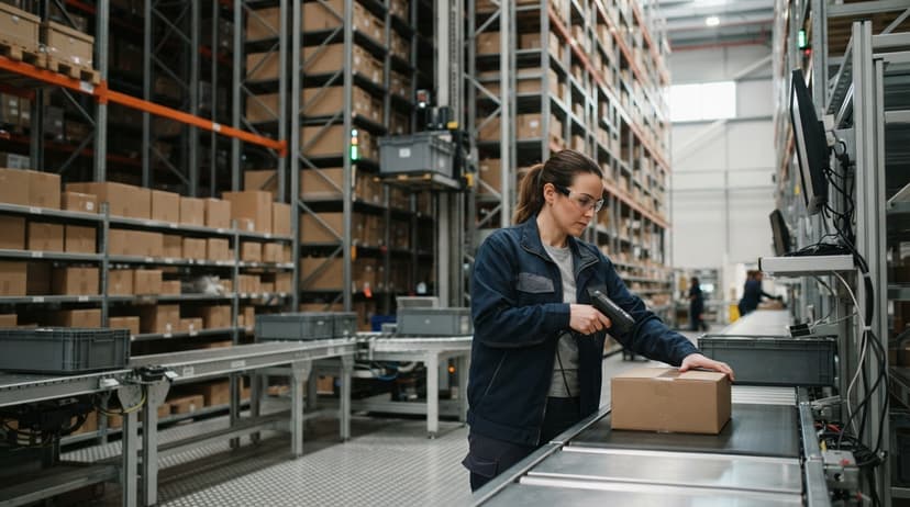 The team who would use asrs automated storage retrieval system, mid-task