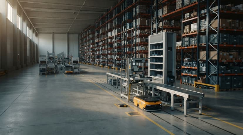 The start of a shift, before automated inventory management system records anything