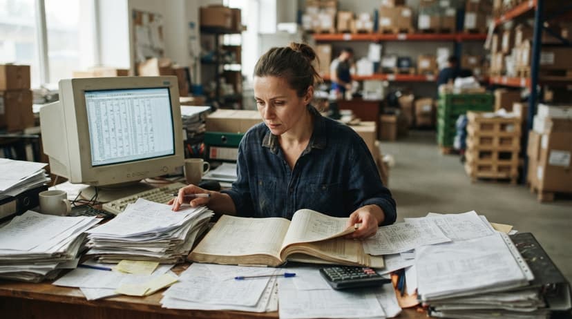 The manual process average days to sell inventory formula replaces