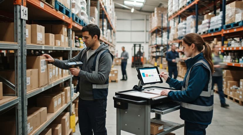The team who would use b2b inventory management, mid-task