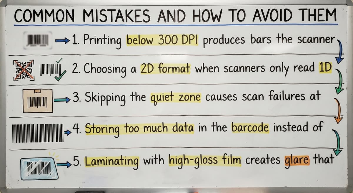 Common Mistakes and How to Avoid Them, drawn out