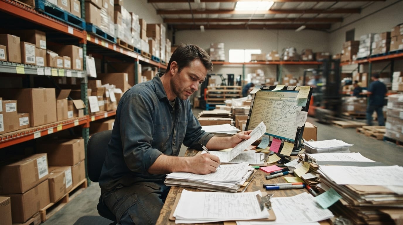The manual process barcode reader description replaces
