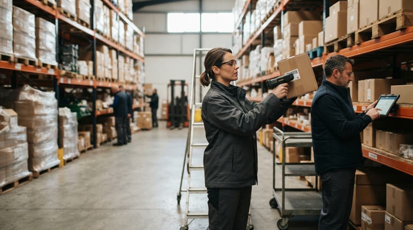 The team who would use barcode system for inventory free, mid-task