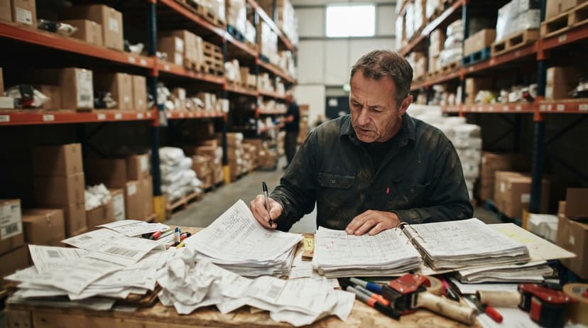 The manual process barcode systems for warehouse replaces