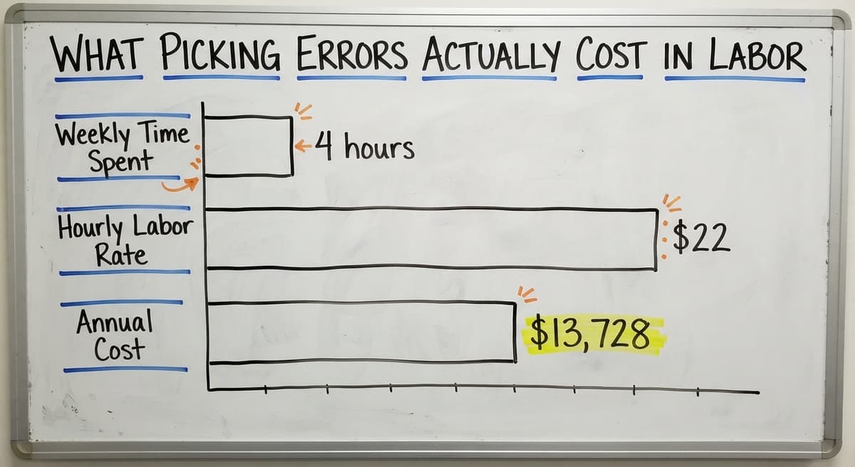 What Picking Errors Actually Cost in Labor, in figures