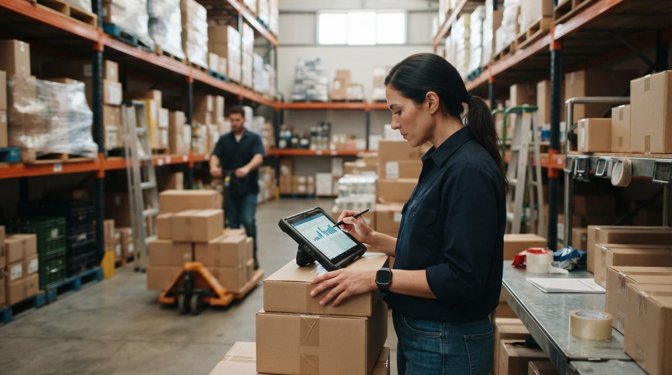 The team who would use best inventory management software for small businesses, mid-task
