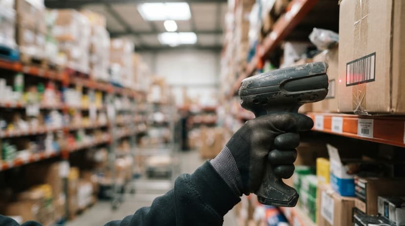 Close detail from the work best inventory software supports
