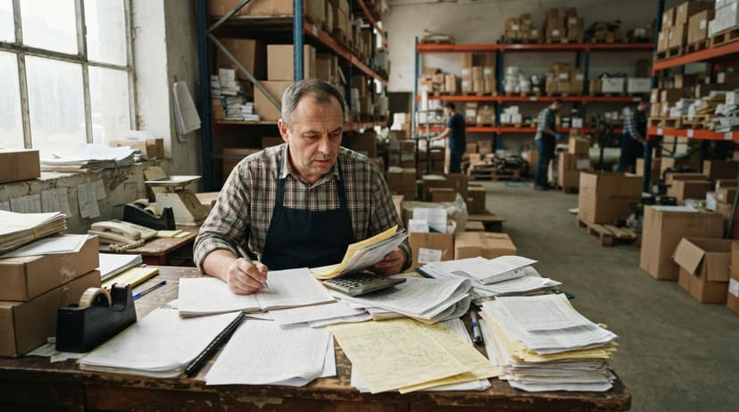 The manual process business distributors replaces
