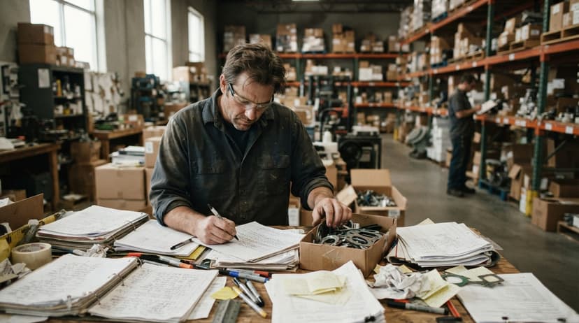 The manual process closed for inventory replaces