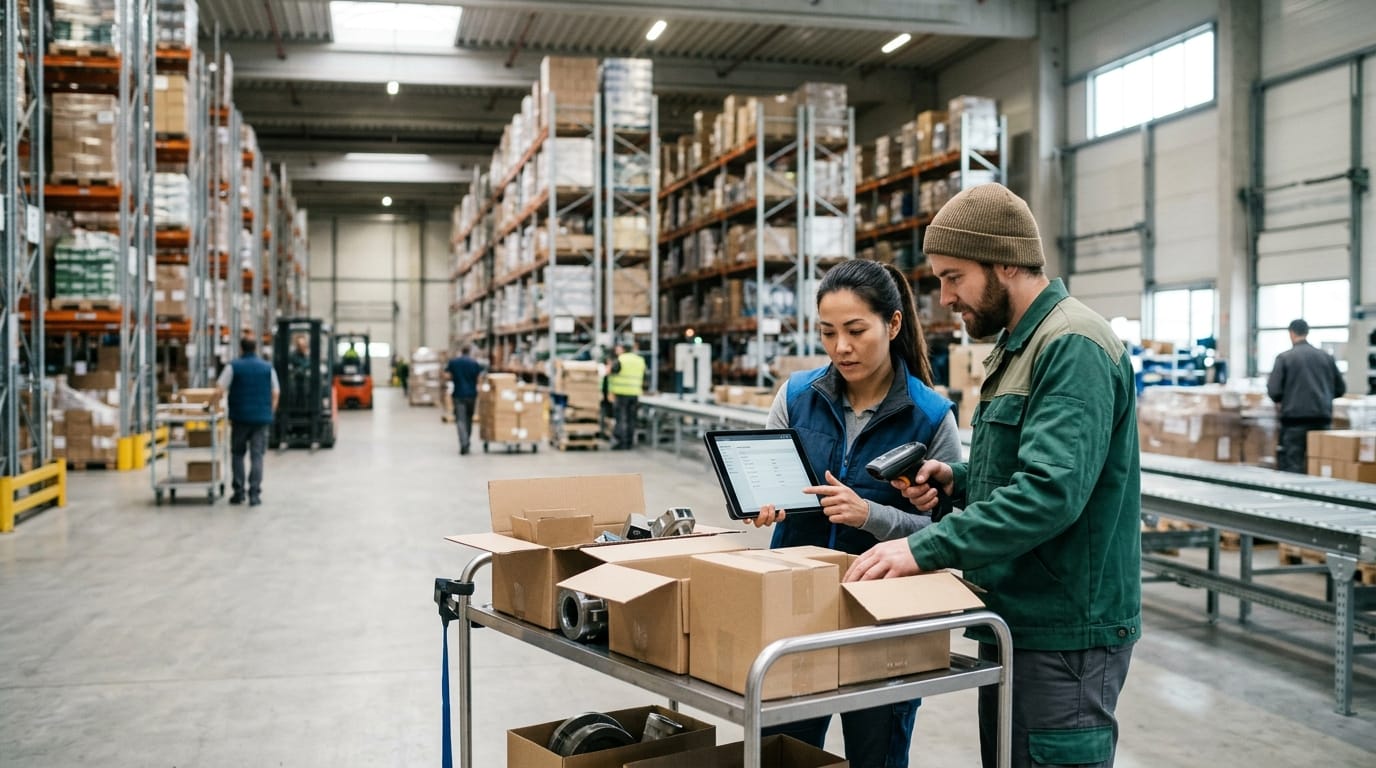 The team who would use cloud based warehouse management, mid-task
