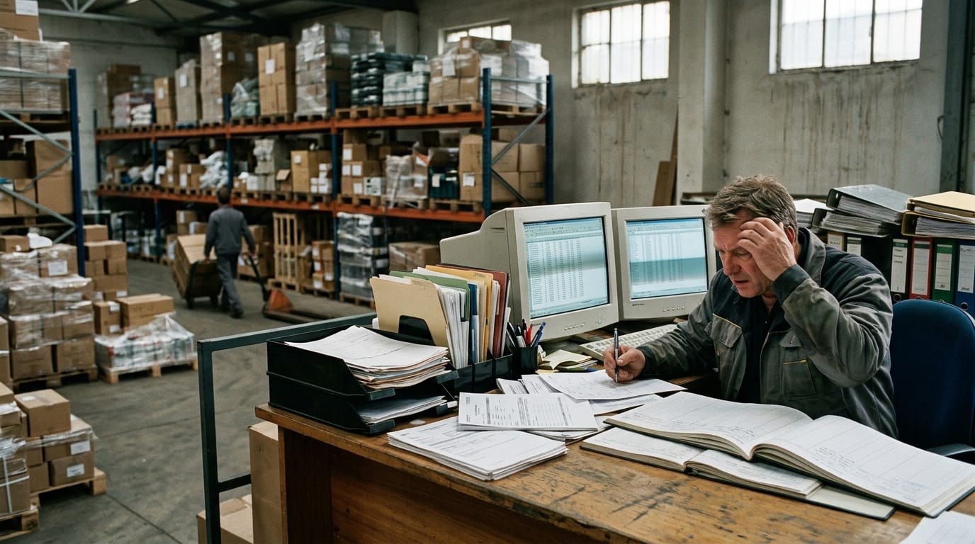 The manual process cloud based warehouse management replaces