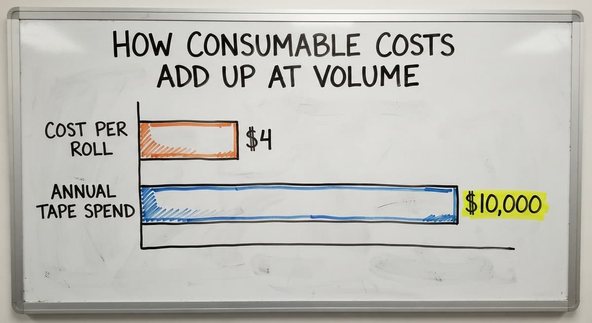 How Consumable Costs Add Up at Volume, in figures