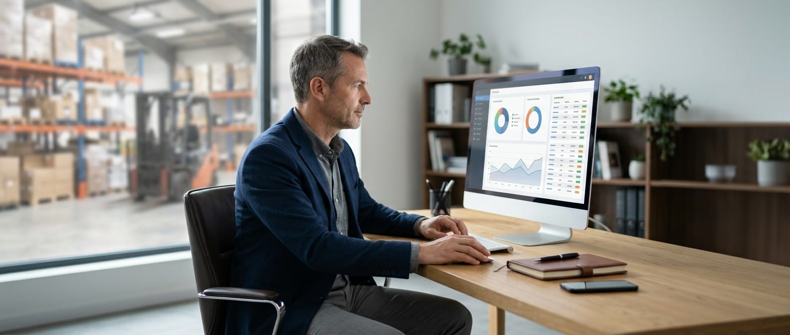 Reviewing the figures custom inventory management software produces