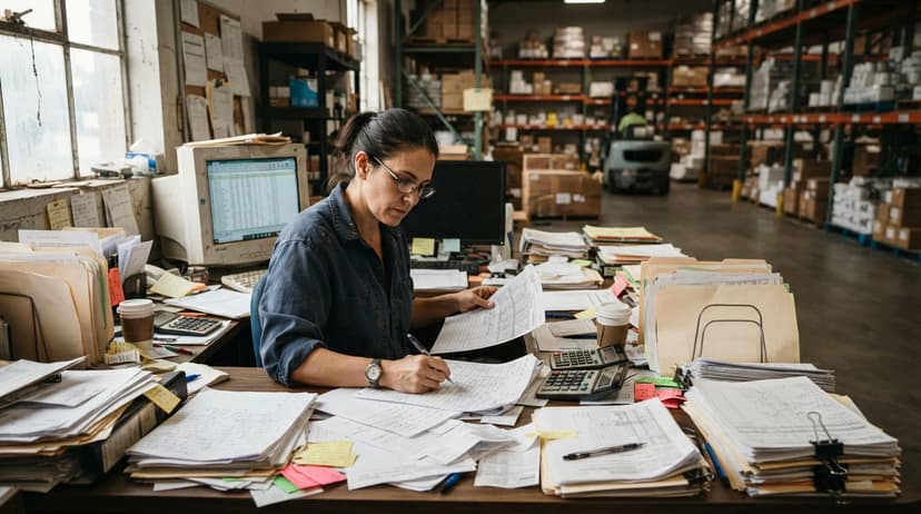 The manual process drop ship inventory management replaces