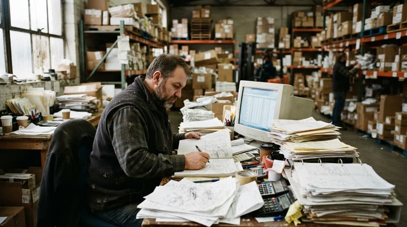 The manual process example of inventory replaces