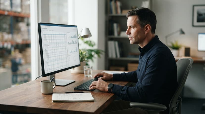 Reviewing the figures excel inventory template produces