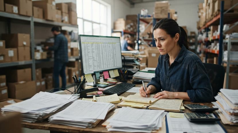 The manual process excel inventory template replaces