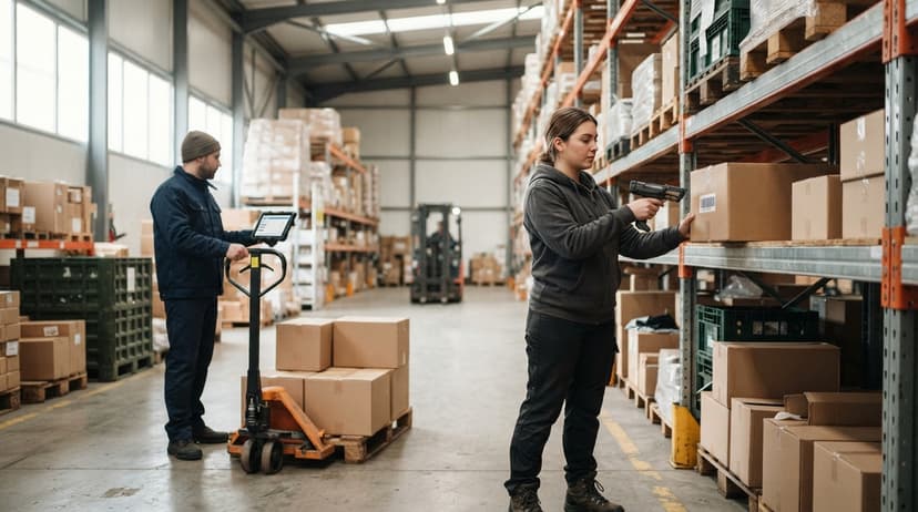 The team who would use free inventory management software with barcode scanner, mid-task