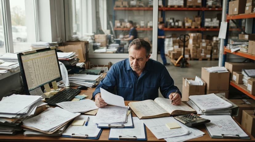 The manual process healthy inventory replaces