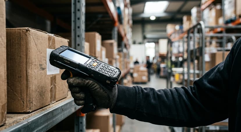 Close detail from the work how to choose a warehouse management system supports