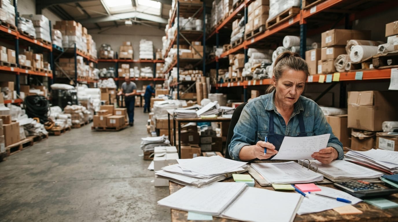 The manual process how to create a warehouse management system replaces
