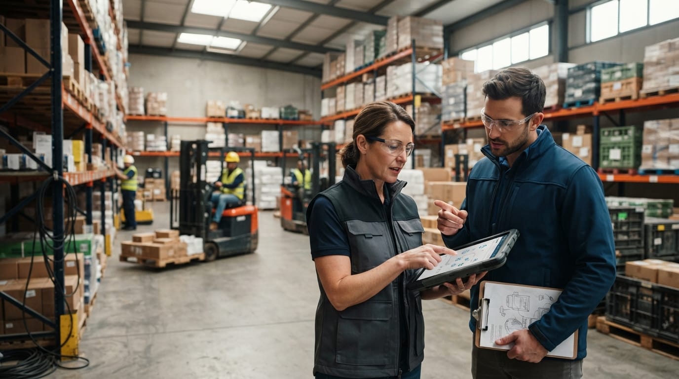 The team who would use how to design a warehouse management system, mid-task