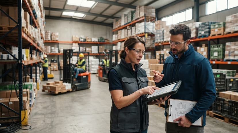 The team who would use how to design a warehouse management system, mid-task