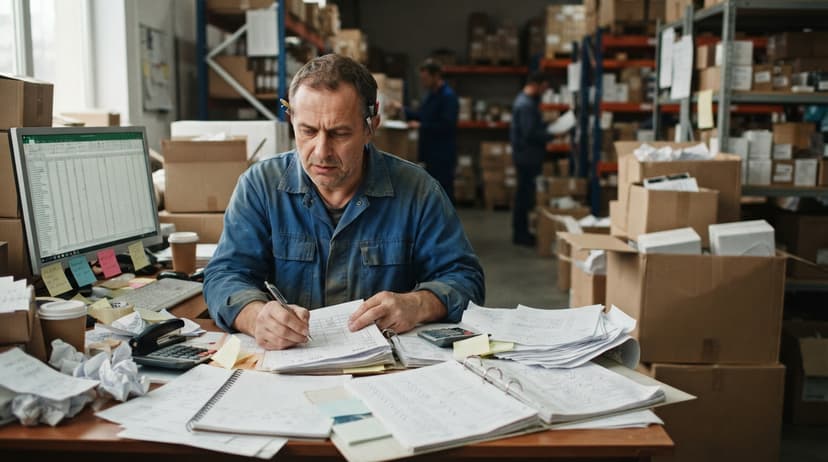 The manual process how to improve inventory management replaces