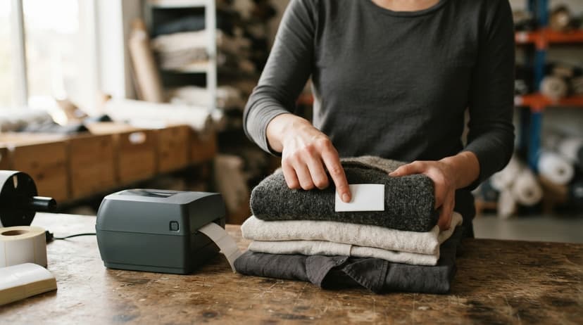 Close detail from the work how to keep track of boutique inventory supports