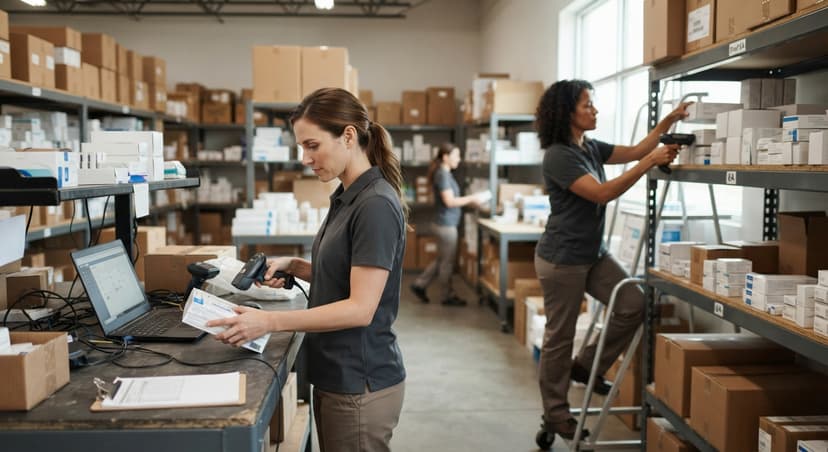 The team who would use how to keep track of dental inventory, mid-task