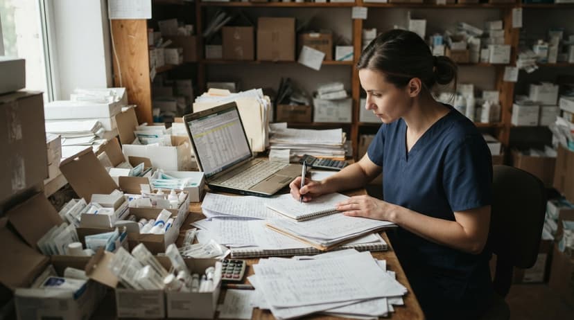 The manual process how to keep track of dental inventory replaces