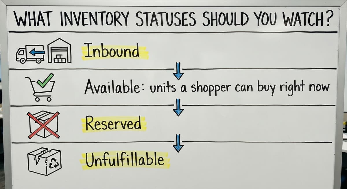 What Inventory Statuses Should You Watch?, drawn out