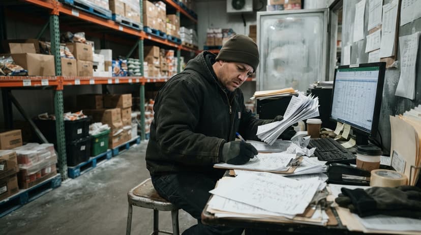 The manual process how to keep track of freezer inventory replaces