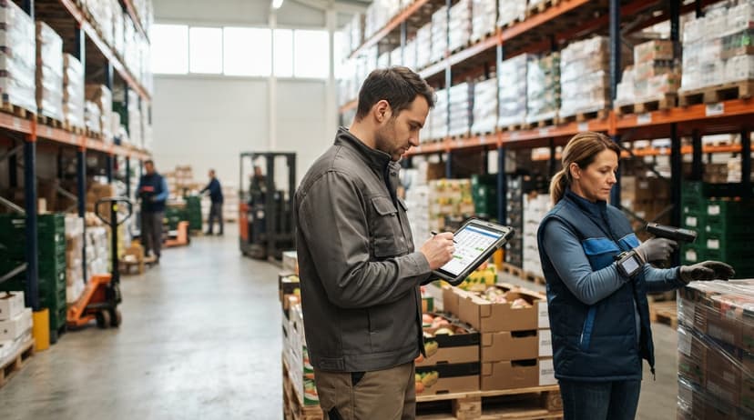 The team who would use how to keep track of grocery inventory, mid-task