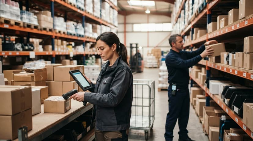 The team who would use how to keep track of inventory, mid-task